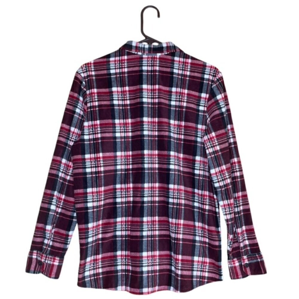 RIDERS BY LEE Soft Plaid Flannel Shirt - Size Medium - Picture 2 of 7